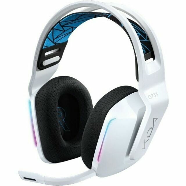 Logitech G G733 Lightspeed Wireless RGB Gaming Headset - White 