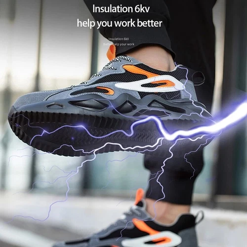 Safety Shoes Men Steel Toe Work Sneakers Breathable Industrial Non Slip US 6-13 - Picture 19 of 29