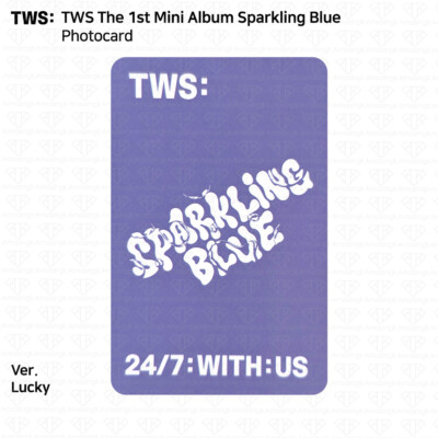 TWS 1st Mini Album Sparkling Blue Photocard Polaroid KPOP K-POP