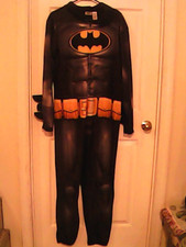 Batman Pajama's Costume MEDIUM Shoulder to Foot is 59"