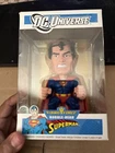 DC UNIVERSE FUNKO FORCE SUPERMAN BOBBLE HEAD FIGURE New!