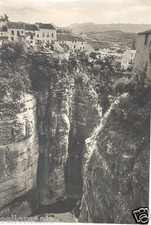 ANTIGUA POSTAL RONDA RIO EL TAJO DE RONDA MALAGA ANDALUCIA POSTCARD      CC00140