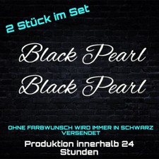 3,2 cm x 20 cm Auto Motorrad Aufkleber Black Pearl #1 Tuning