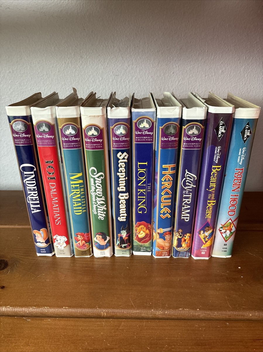 Walt Disney's VHS The Classics & Masterpiece Collection: Set of 10