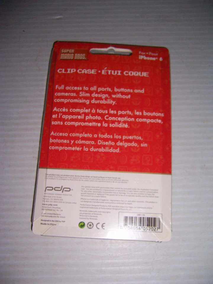 Super Mario Brothers Clip Case iPhone 6 NEW! - Image 3 of 3
