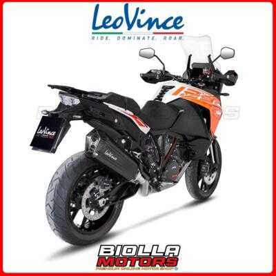 15300B SCHALLDÄMPFER LEOVINCE KTM 1290 SUPER ADVENTURE R/S/T 2018 - LV-12 BLACK 