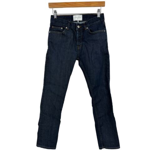 Sandro Paris Womens Jeans Size 24 Dark Wash Skinny Button Fly