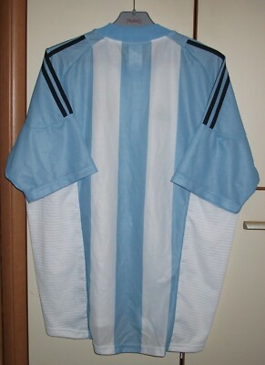 Argentina 2002 - 2004 Home football shirt jersey Adidas size XL | eBay
