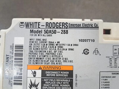 Circuito di controllo forno White Rodgers 50T55-288-01 102077-15 usato