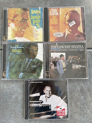 Frank Sinatra BRAND NEW! Swinging Brass September All Alone Ol Blue Eyes,Concert