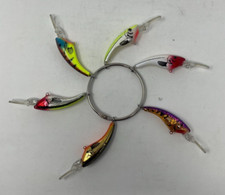THE REEF RUNNER **MIXED LOT OF  6** SALESMANS SAMPLES  2" LURES - NO HOOKS