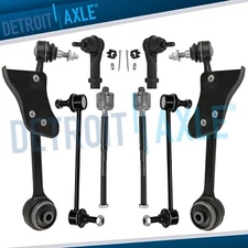 Front Lower Forward Control Arms Sway Bars Tie Rods for 2015 - 2019 Ford Mustang