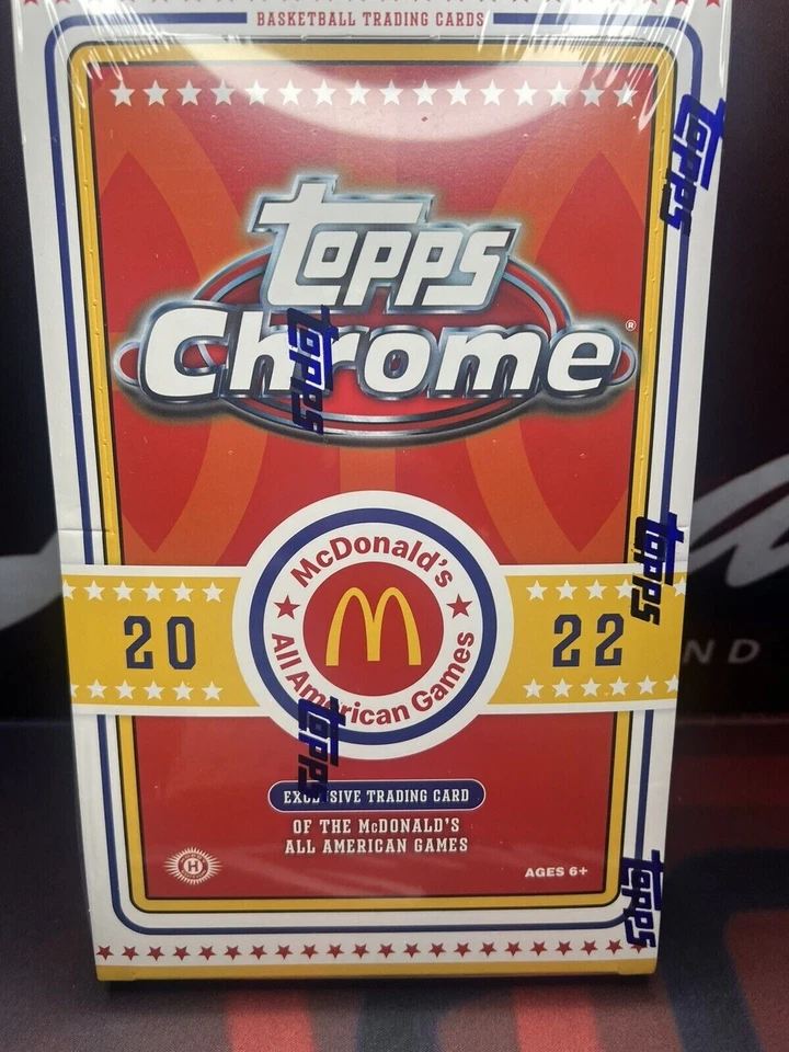2022 Topps Chrome McDonald's All American Basketball Factory Sealed Hobby Box
