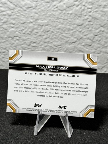 Réfracteur à prisme base UFC chromé 2024 Topps 1 - 200 - COMPLÉTEZ VOTRE SET - PYC - Photo 169/237