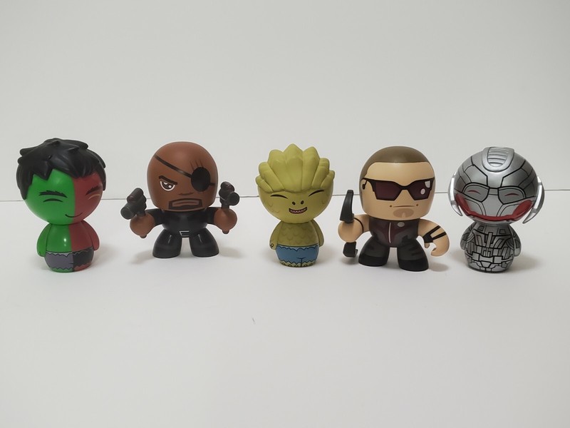 Funko Dorbz Marvel Vinyl - Nick Fury & Hawkeye Hulk Ultron Loose OOB!! VAULTED!!