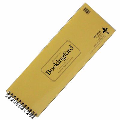 Hot press watercolour paper Fat Pad Bockingford 14.8 x 42cm 300gsm 