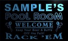 Name Personalized Custom Pool Room Rack 'em Bar Beer Neon Light Sign