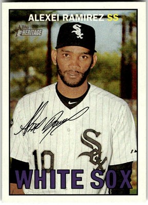 2016 Topps Heritage #86 Alexei Ramirez