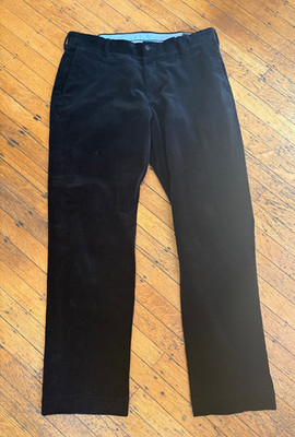 Polo Ralph Lauren Corduroy Pants Men's 34 W 32 L Classic Fit Black