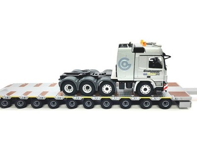 MB Actros 8x4 Goldhofer 10-Axle Trailer Grohmann Conrad 1:50 Scale