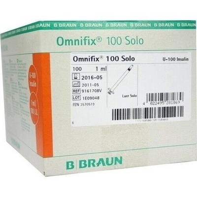 OMNIFIX Insulinspr.1 ml U100, 100 St PZN 03570519