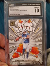 2023 Panini Donruss Anthony Richardson Bomb Squad #BS-1 Gem Mint 10