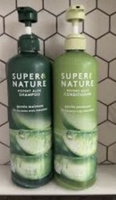 3 pack ,SUPER Nature Potent Aloe Moisturizing Aloe Shampoo  Conditioner Set