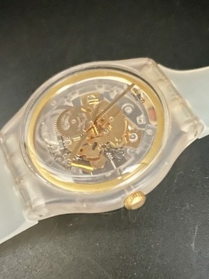 Swatch Swiss My Time V8 Watch Skeleton & Open Back