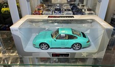 Unbelievable! Vintage Brand New! UT MODELS Porsche 993 Carrera Mint Green 1:18!!
