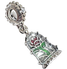 Aiwedanisting Femme Charms 40 ans d'amour Argent Sterling 925 Pendentif avec Zircon Cubique pour Bracelet, Argent, Zircone cubique