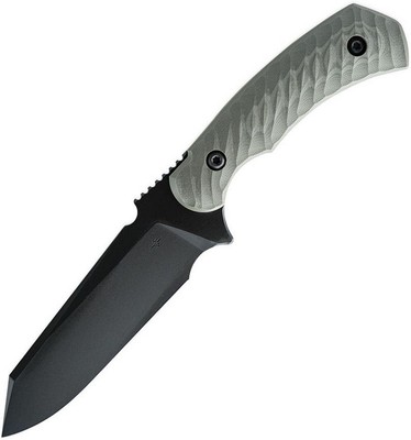 Toor Zenith Apocalypse Fixed Knife Steel Blade Gray Sculpted G10 Handle TR33809