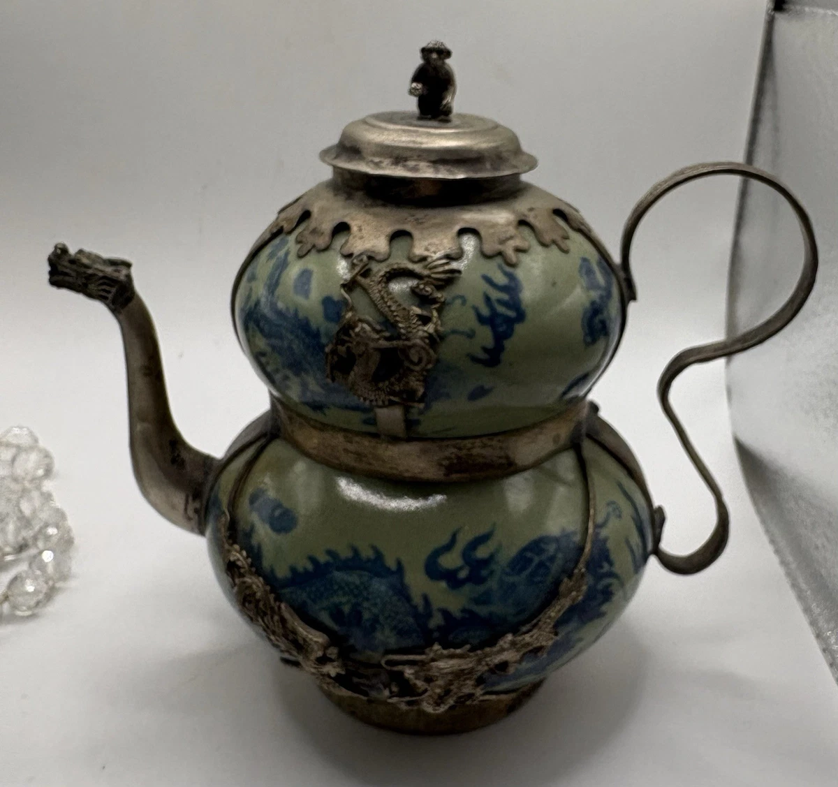 中国古董银茶壶| eBay