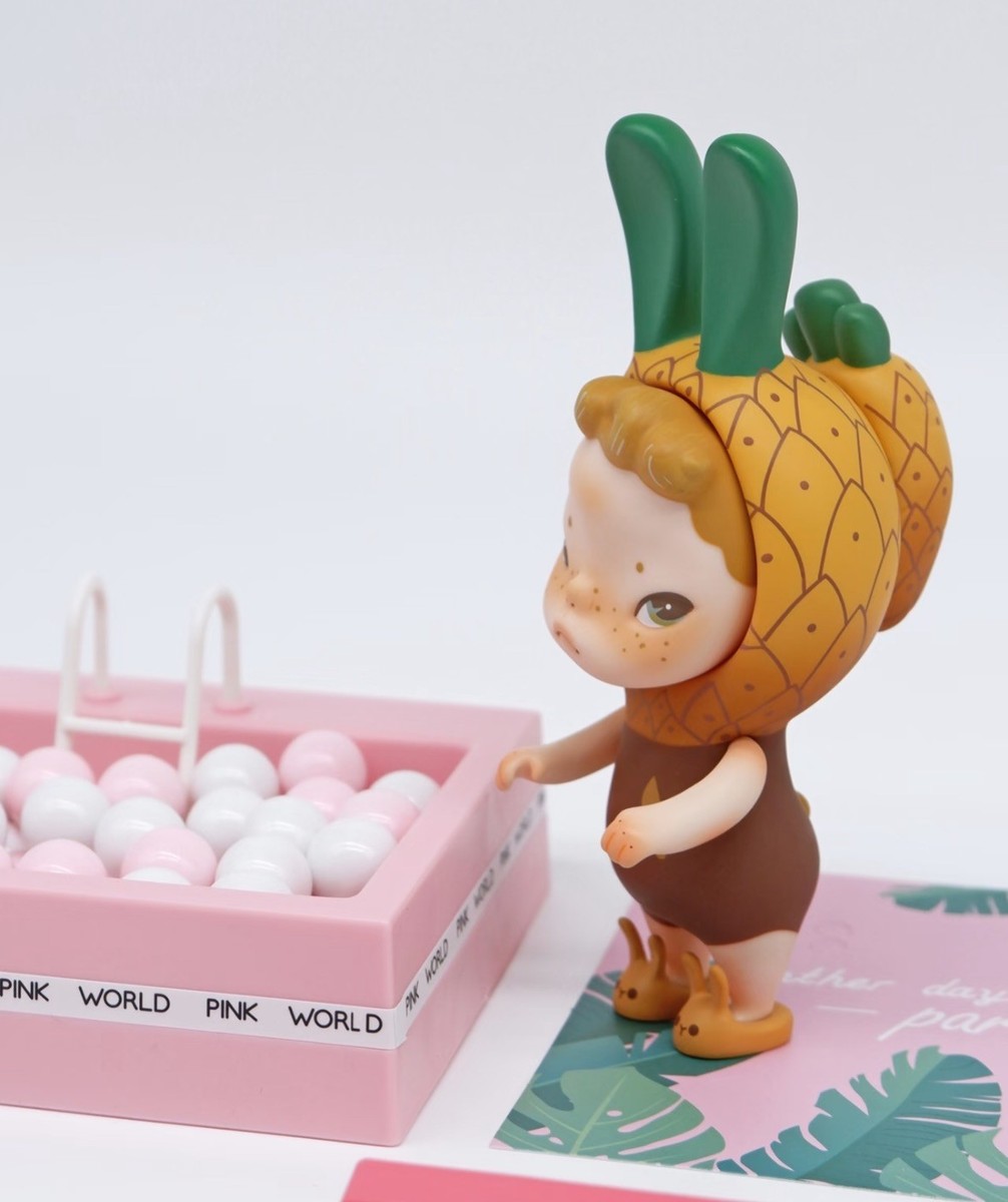 Sooya Studio Pineapple Ban Rabbit Vinyl H13CM Sofubi Figure | eBay