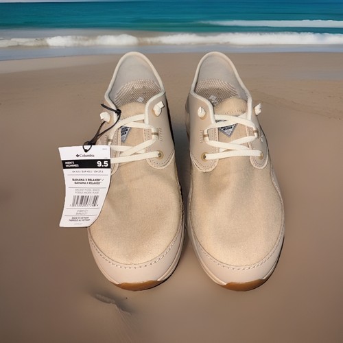 ⛵️Columbia PFG Bahama X Relaxed Boat | Deck Shoes Men Size 9.5 Fossil Beach New