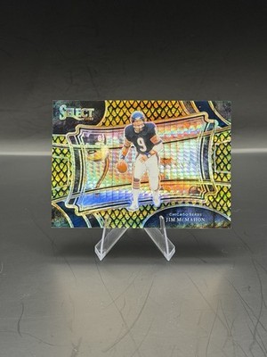 2023 Panini Select - Field Level Jim McMahon #318 Gold Dragon Scale Prizm /10