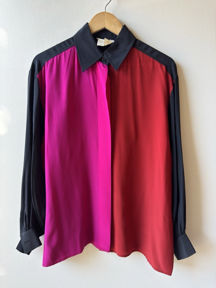 Saint Laurent 100% Silk Vintage Tops for Women for sale | eBay