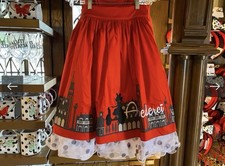 Disney Dress Shop Italy Arrivederci Minnie Skirt Red Polka Dot Tulle L