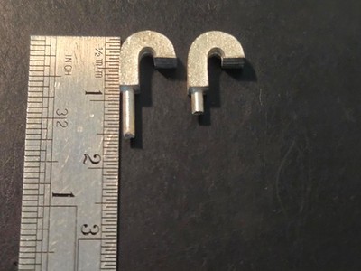 Ship Model Fittings Parts 2 White Metal 9mm x 9mm x 4mm Gooseneck Vent