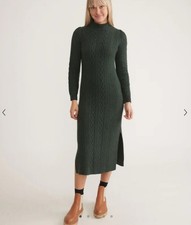 Marine Layer Olina Green Knit Dress Size Medium NWT