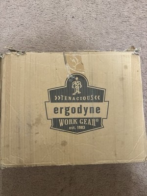 Ergodyne Quilted Bomber Jacket 8377 Large Lime Work Gear Protective Outerwear