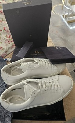 Zespa Sneaker Apla ZSP4 Nappa, Weiß/Schwarz, Größe 43