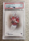 2011 Panini Prime Signatures - Tom Brady #166 Prime Proof Blue /49