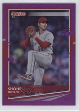 2020 Panini Donruss Photo Variation Holo Purple Shohei Ohtani (Pitching) #94 9b3