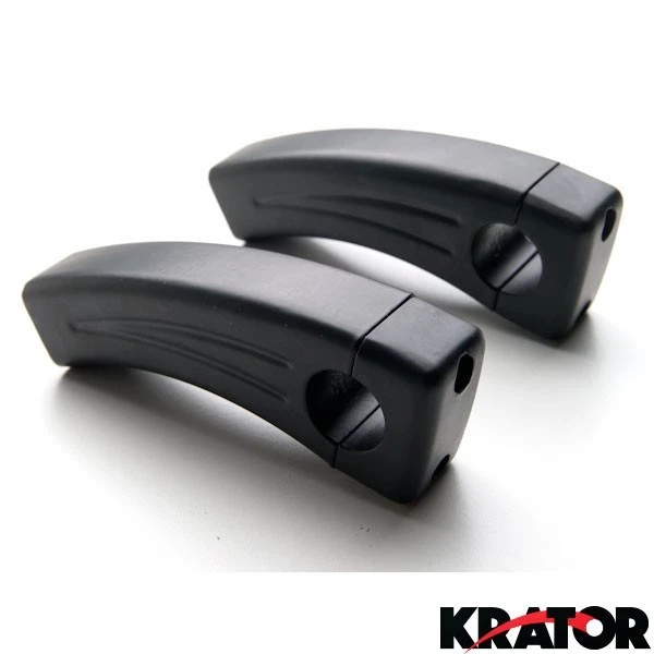 Elevadores de retroceso de manillar negro de 4,5" de 1" para Yamaha Road Star Warrior Midnight XV Foto 2 de 4
