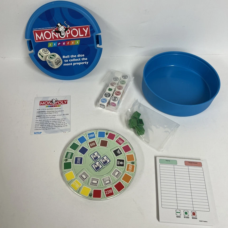 Parker Brothers 2007 Monopoly Express Game New - Image 3 of 3