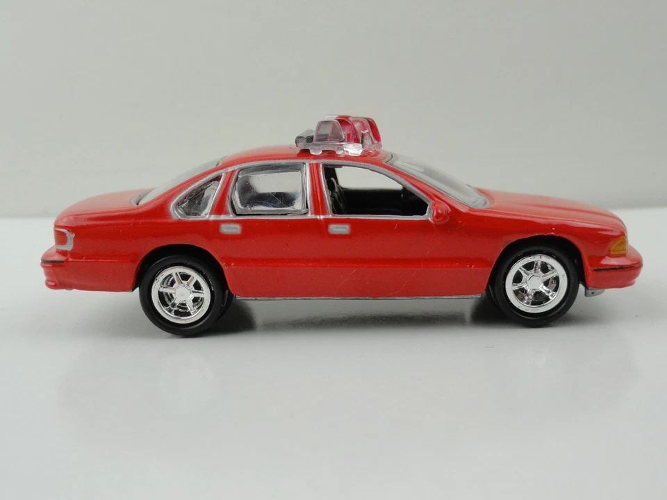 Johnny Lightning Lightning Speed 1995 Chevy Caprice (Red Fire) - LOOSE - Image 4 of 4