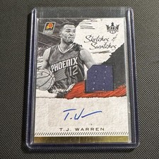 2017-18 Court Kings Sketches & Swatches TJ Warren Auto #SS-TJ Suns #d /299