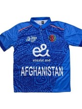 Afghanistan Cricket 2025 T20 World Cup Shirt Adult Blue ICC Jersey Top