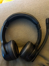 USED Rand McNally ClearDryve CD210 Black Bluetooth Over-Ear Headphones w/ Mic