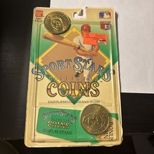 1990 Bandai Sport Stars Collector Coins w/Bonus ⚾️ Mike Scioscia - Dodgers